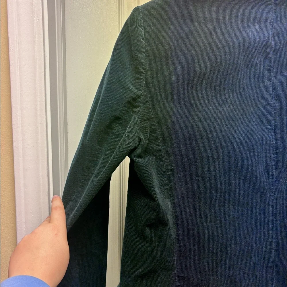 Piazza Sempione Blue Corduroy Double-Breasted Blazer – Size 44 (Made in Italy) - Picture 13 of 15
